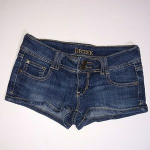 ✓ Juniors sz 1 Decree Jean Shorts ✓